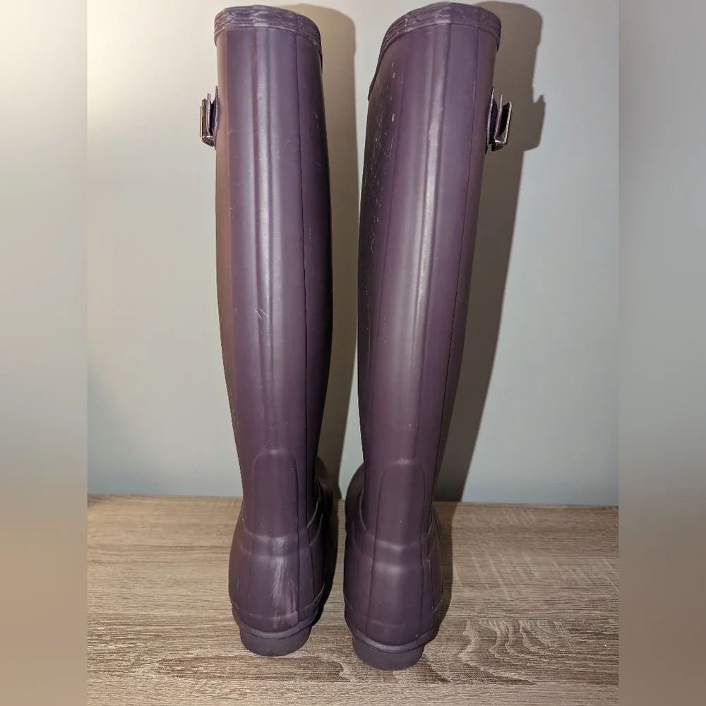 Tall Purple Hunter Boots - Picture 4 of 4